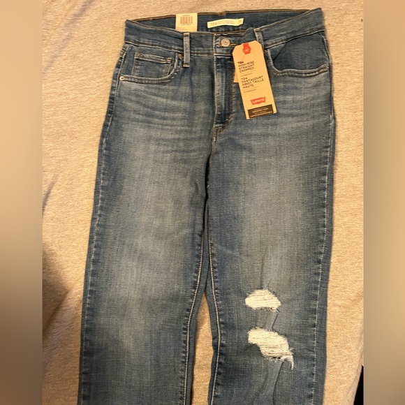 Levi’s 724 high-rise straight cropped BNWT - Picture 3 of 4